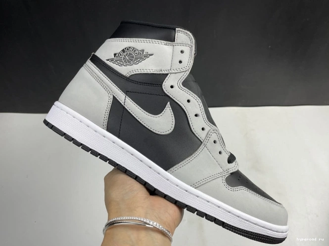 Air Smoke Jordan Grey High 1 Retro Black 555088-035 White Light 0825